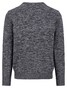 Fynch-Hatton O-Neck Twisted Mouliné Trui Charcoal