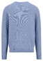 Fynch-Hatton O-Neck Uni Color Fine Structure Trui New Breeze