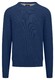 Fynch-Hatton O-Neck Uni Color Fine Texture Trui Night