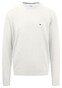 Fynch-Hatton O-Neck Uni Color Superfine Cotton Knit Trui New Off White