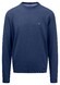 Fynch-Hatton O-Neck Uni Color Superfine Cotton Knit Trui Night