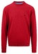 Fynch-Hatton O-Neck Uni Color Superfine Cotton Knit Trui Poppy Red