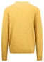 Fynch-Hatton O-Neck Uni Color Superfine Cotton Knit Trui Vivid Yellow