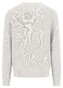 Fynch-Hatton O-Neck Uni Color Texture Merino Cashmere Trui Winter White