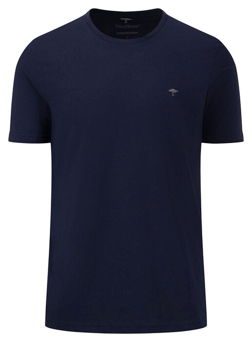 Fynch-Hatton O-Neck Uni Cotton T-Shirt Navy
