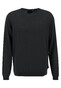Fynch-Hatton O-Neck Uni Merino Trui Zwart