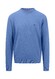 Fynch-Hatton O-Neck Uni Superfine Cotton Trui Crystal Blue