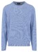 Fynch-Hatton O-Neck Warm Air Cotton Cashmere Trui Crystal Blue