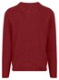 Fynch-Hatton O-Neck Warm Air Cotton Cashmere Trui Garnet Red