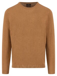 Fynch-Hatton O-Neck Warm Air Cotton Cashmere Trui Hazel