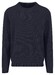 Fynch-Hatton O-Neck Warm Air Cotton Cashmere Trui Navy