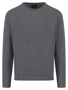 Fynch-Hatton O-Neck Warm Air Cotton Cashmere Trui Steel