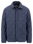 Fynch-Hatton Onion Quilt Overshirt Jacket Dark Navy