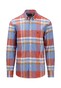 Fynch-Hatton Oxford Checks Button Down Overhemd Orient Red