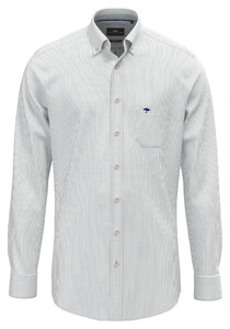 Fynch-Hatton Oxford Fine Stripe Shirt Teal