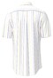 Fynch-Hatton Oxford Multi Stripes Short Sleeve Button-Down Overhemd Wit-Multi
