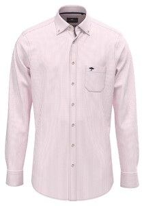 Fynch-Hatton Oxford Stripe Button-Down Overhemd Peony