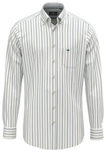 Fynch-Hatton Oxford Stripe Shirt Teal