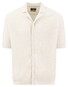 Fynch-Hatton Polo Cardigan Shirt Bouclé Vest New Off White
