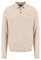 Fynch-Hatton Polo Collar Long Sleeve Winter Air Cotton Light Taupe