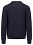 Fynch-Hatton Polo Collar Longsleeve Superfine Cotton Trui Navy