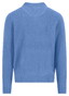Fynch-Hatton Polo Pullover Merino Cashmere Trui Crystal Blue