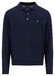 Fynch-Hatton Polo Pullover Merino Cashmere Trui Navy