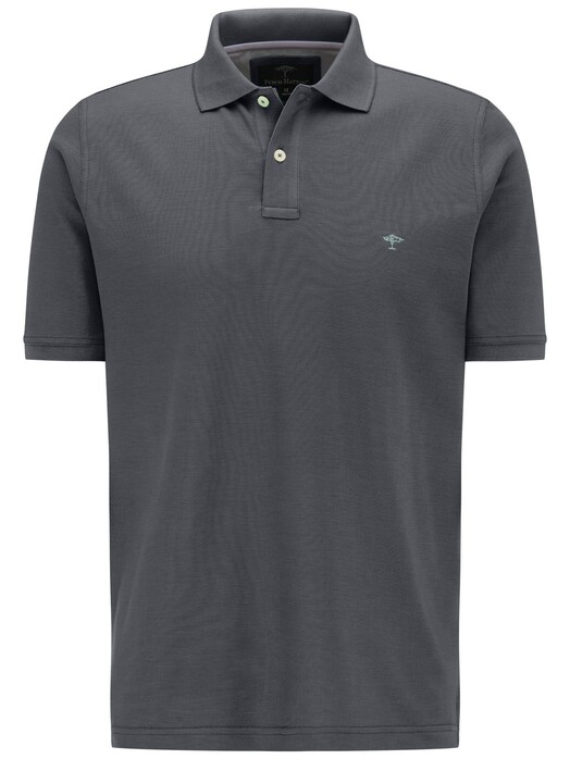 Fynch-Hatton Polo Uni Cotton Asphalt