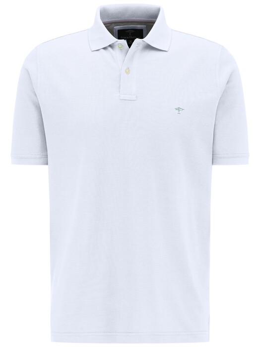 Fynch-Hatton Polo Uni Cotton Wit