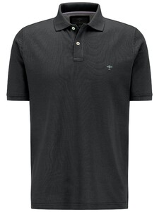 Fynch-Hatton Polo Uni Cotton Zwart