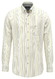 Fynch-Hatton Poplin Multi Stripes Button-Down Overhemd Pale Yellow