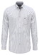 Fynch-Hatton Poplin Stripe Button-Down Overhemd Licht Blauw
