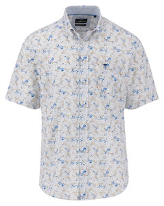 Fynch-Hatton Premium Allover Floral Dot Fantasy Overhemd Summer Breeze