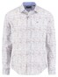 Fynch-Hatton Premium Cotton Flower Pattern Kent Collar Overhemd Perzik