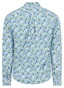 Fynch-Hatton Premium Cotton Leaves Pattern Button-Down Overhemd Avocado