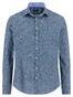 Fynch-Hatton Premium Cotton Mini Abstract Pattern Overhemd Misty Blue