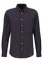 Fynch-Hatton Premium Fine Flanel Uni Button Down Overhemd Charcoal
