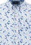 Fynch-Hatton Premium Floral Fantasy Pattern Overhemd Crystal Blue