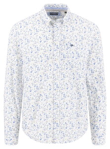 Fynch-Hatton Premium Flower Pattern Overhemd Magnolia