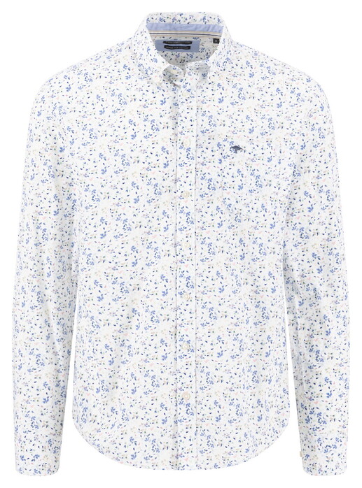 Fynch-Hatton Premium Flower Pattern Overhemd Magnolia