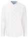 Fynch-Hatton Premium Linnen Solid Color Stand-Up Collar Overhemd Wit