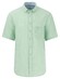 Fynch-Hatton Premium Linnen Uni Color Button-Down Overhemd Turf Green