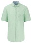 Fynch-Hatton Premium Linnen Uni Color Button-Down Overhemd Turf Green