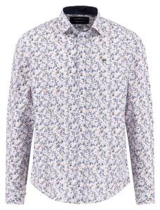 Fynch-Hatton Premium Mini Floral Pattern Overhemd Winter White