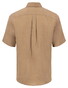 Fynch-Hatton Premium Short Sleeve Linen Button-Down Shirt Elephant Grey