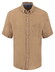 Fynch-Hatton Premium Short Sleeve Linen Button-Down Shirt Elephant Grey