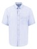 Fynch-Hatton Premium Short Sleeve Linen Button-Down Shirt New Breeze