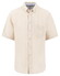 Fynch-Hatton Premium Short Sleeve Linen Button-Down Shirt Sand