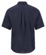 Fynch-Hatton Premium Short Sleeve Linnen Button-Down Overhemd Navy