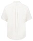 Fynch-Hatton Premium Short Sleeve Linnen Button-Down Overhemd Wit